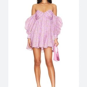Bardot Lani Floral Mini Dress In Lilac Mist
